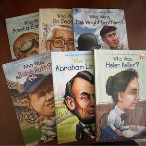 Children's Biography Book Set - Assorted Colors